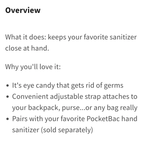 💛🧸🤲 NWT‼️Bath & Body Works Yellow Gummy Bear Pocketbac Holder with Sanitizers - Picture 6 of 10